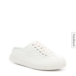 Tretorn slip on canvas shoes size 8
